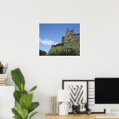 Uitzicht op Edinburgh Castle, Edinburgh, Schotland Poster (Thuiskantoor)