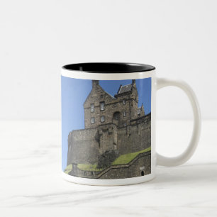 Uitzicht op Edinburgh Castle, Edinburgh, Schotland Tweekleurige Koffiemok