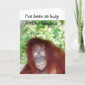 Uitzicht op een fantastische late verjaardag Humor Kaart (Voorkant)