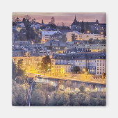 Uitzicht op Fribourg in de vroege avond Magneet (Voorkant)