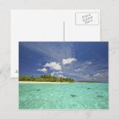 Uitzicht op Funadoo Island vanuit Funadovilligilli Briefkaart (Voorkant / Achterkant)