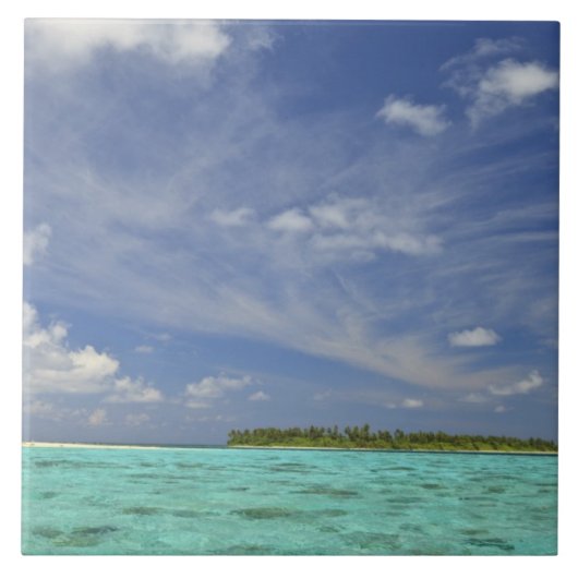 Uitzicht op Funadoo Island vanuit Funadovilligilli Tegeltje (Voorkant)