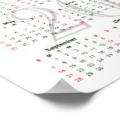 Uitzicht op Geiranger in 2014, Noorwegen Poster (Hoek)