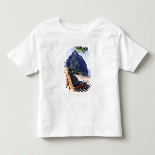 Uitzicht op Gros Piton vanuit Stonefield Estate Vi Kinder Shirts