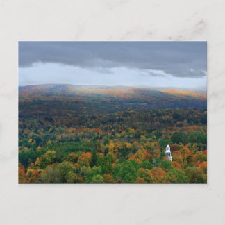 Uitzicht op het Bennington Battle Monument Briefkaart