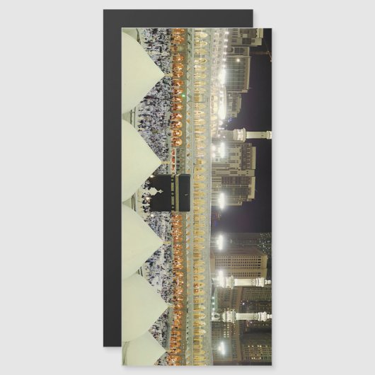 Uitzicht op het dak van Hadj Pelgrims aan de Ka'ab (Voorkant / Achterkant)