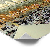 Uitzicht op het dak van Hadj Pelgrims aan de Ka'ab Poster (Hoek)