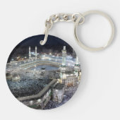 Uitzicht op het dak van Hadj Pelgrims aan de Ka'ab Sleutelhanger (Achterkant)