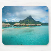 Uitzicht op het eiland Bora Bora mousepad Muismat (Voorkant)