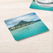 Uitzicht op het onderzetter Bora Bora (Schuin)