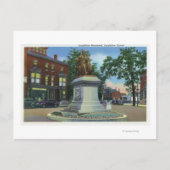 Uitzicht op het Plein van de Longmeeuw Briefkaart (Voorkant)