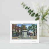 Uitzicht op het Plein van de Longmeeuw Briefkaart (Staand voorkant)