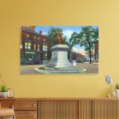 Uitzicht op het Plein van de Longmeeuw Canvas Afdruk (Insitu (Woonkamer))