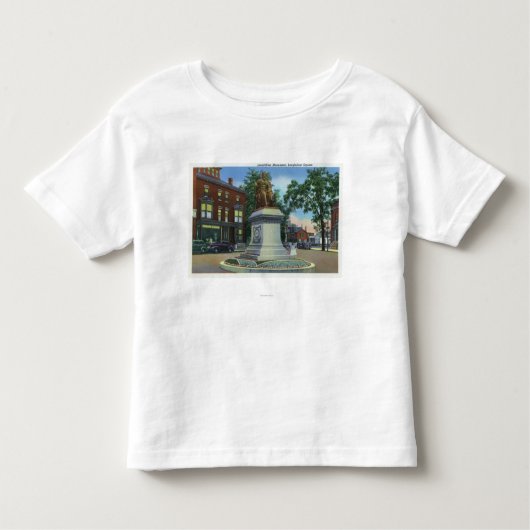 Uitzicht op het Plein van de Longmeeuw Kinder Shirts (Voorkant)