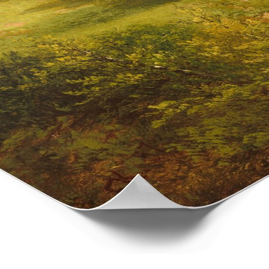 Uitzicht op het Poster Genesee - John Kensett Fine (Hoek)