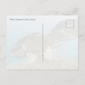 Uitzicht op het strand van Porto Timoni, eiland Co Briefkaart (Achterkant)