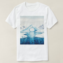 Uitzicht op ijsbergen t-shirt