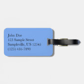 Uitzicht op Jackson Glacier in Glacier National Pa Bagagelabel (Achterkant horizontaal)