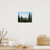 Uitzicht op Kings Canyon in het Sierra Nevada-bos Poster (Keuken)