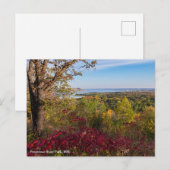 Uitzicht op Lake Pepin vanaf Frontenac State Park Briefkaart (Voorkant / Achterkant)