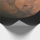 Uitzicht op Mars (De Rode Planeet) Cadeaupapier (Hoek)