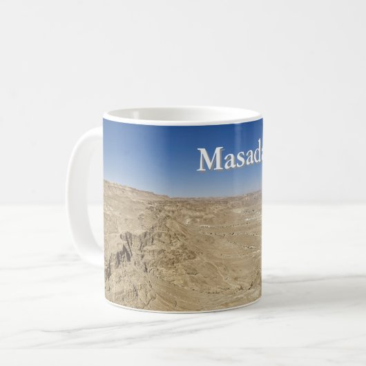 Uitzicht op Masada Koffiemok (Voorkant links)