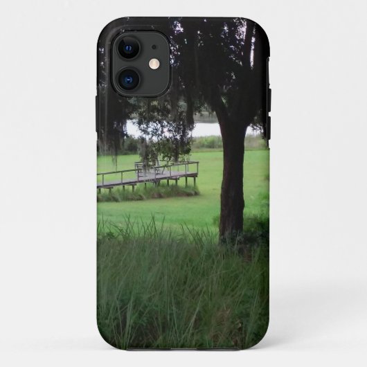 Uitzicht op meer droogdok Case-Mate iPhone case (Achterkant)