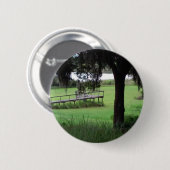 Uitzicht op meer droogdok ronde button 5,7 cm (Voorkant /achterkant)