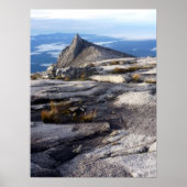 uitzicht op Mt Kinabalu Poster (Voorkant)