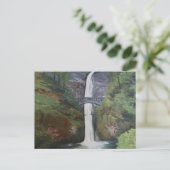 Uitzicht op Multnomah Falls Briefkaart (Staand voorkant)