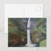 Uitzicht op Multnomah Falls Briefkaart (Voorkant / Achterkant)