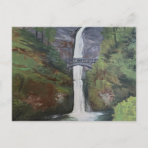 Uitzicht op Multnomah Falls