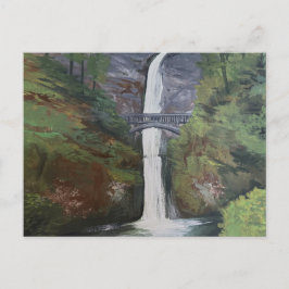Uitzicht op Multnomah Falls Briefkaart