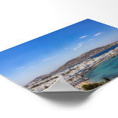 Uitzicht op Mykonos Griekenland Poster (Hoek)