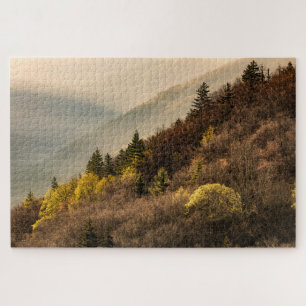 Uitzicht op Oconaluftee Valley North Carolina Legpuzzel