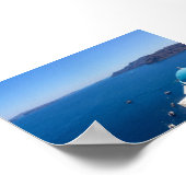 Uitzicht op Oia Santorini Poster (Hoek)