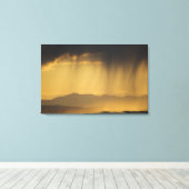 Uitzicht op opeenvolgende heuvels langs de bovenka canvas afdruk (Insitu (Houten vloer))