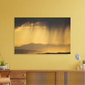 Uitzicht op opeenvolgende heuvels langs de bovenka canvas afdruk (Insitu (Woonkamer))