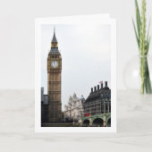 Uitzicht op Palace of Westminster-brug, Londen, En Kaart (Voorkant)