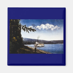 Uitzicht op Peace River Magneet