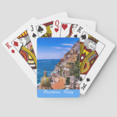 Uitzicht op Positano, Italië   Pokerkaarten (Achterkant)