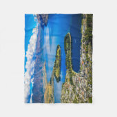 Uitzicht op Queenstown van Bob's Peak, Nieuw-Zeela Fleece Deken (Voorkant)