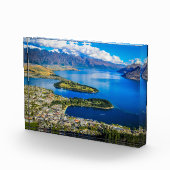 Uitzicht op Queenstown van Bob's Peak, Nieuw-Zeela Fotoblokken (Rechts)