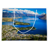 Uitzicht op Queenstown van Bob's Peak, Nieuw-Zeela Groot Cadeauzakje (Voorkant)