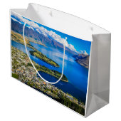 Uitzicht op Queenstown van Bob's Peak, Nieuw-Zeela Groot Cadeauzakje (Achterkant Gekanteld)