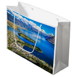 Uitzicht op Queenstown van Bob's Peak, Nieuw-Zeela Groot Cadeauzakje