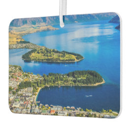 Uitzicht op Queenstown van Bob's Peak, Nieuw-Zeela Luchtverfrisser