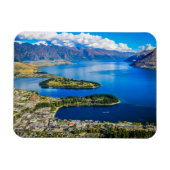 Uitzicht op Queenstown van Bob's Peak, Nieuw-Zeela Magneet (Horizontaal)