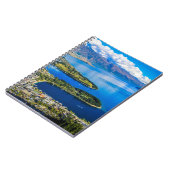 Uitzicht op Queenstown van Bob's Peak, Nieuw-Zeela Notitieboek (Linkerzijde)