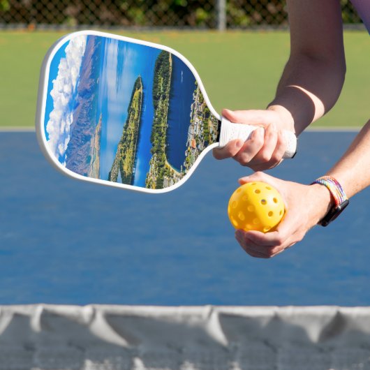 Uitzicht op Queenstown van Bob's Peak, Nieuw-Zeela Pickleball Paddle (Insitu)
